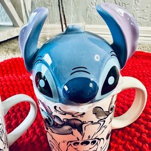 Disney stitch cups set of 2